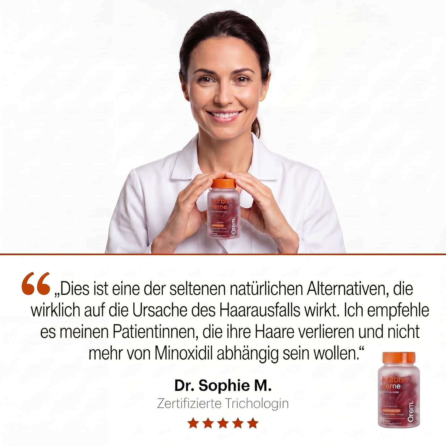 Kürbiskern-Softgels — Natürlicher Anti-DHT-Wirkstoff