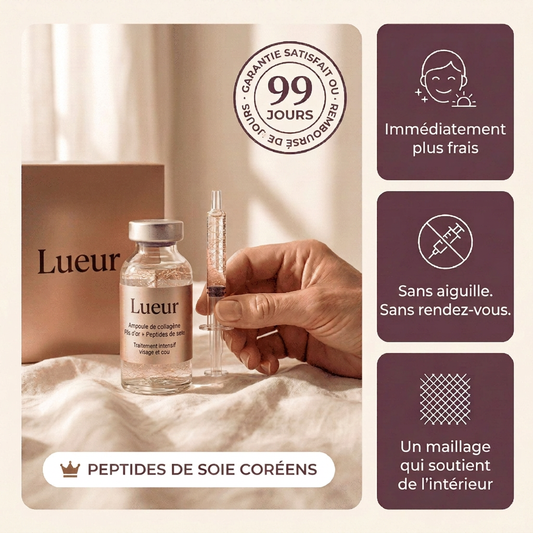 Lueur® Sérum Coréen aux Peptides de Soie